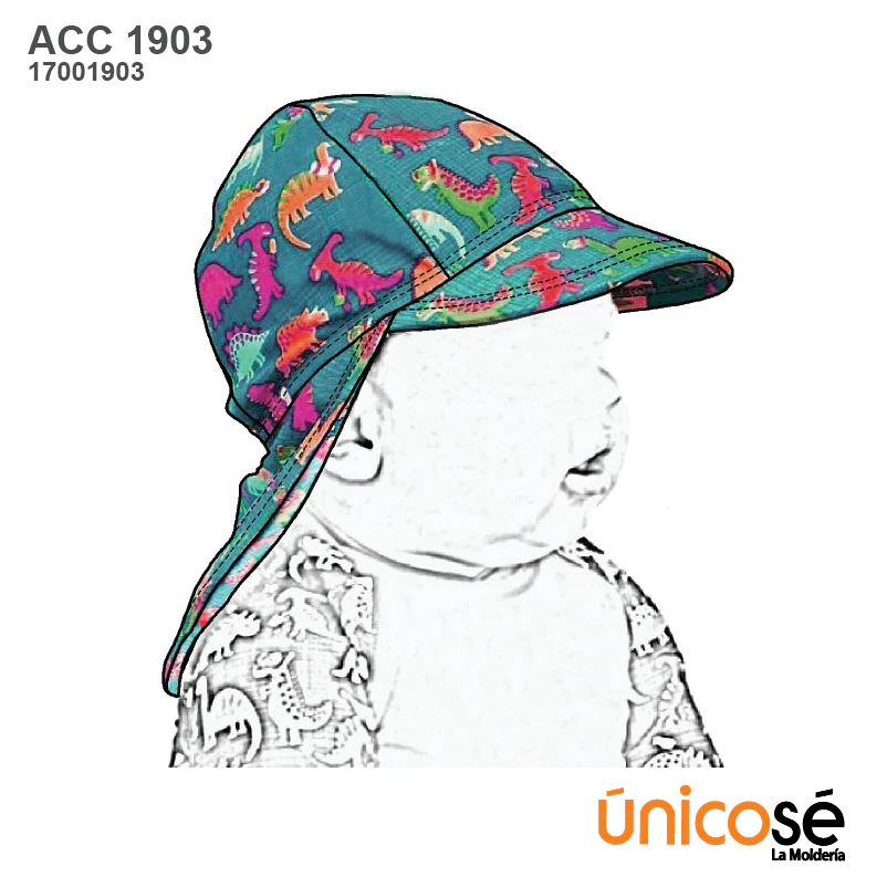 MOLDE SOMBRERO PROTECTOR SOL INFANTIL ACC 1903