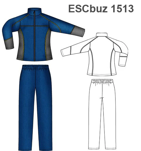MOLDE SUDADERA / BUZO ESCOLAR 1513