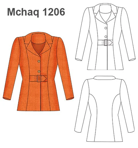 MOLDE BLAZER MUJER 1206