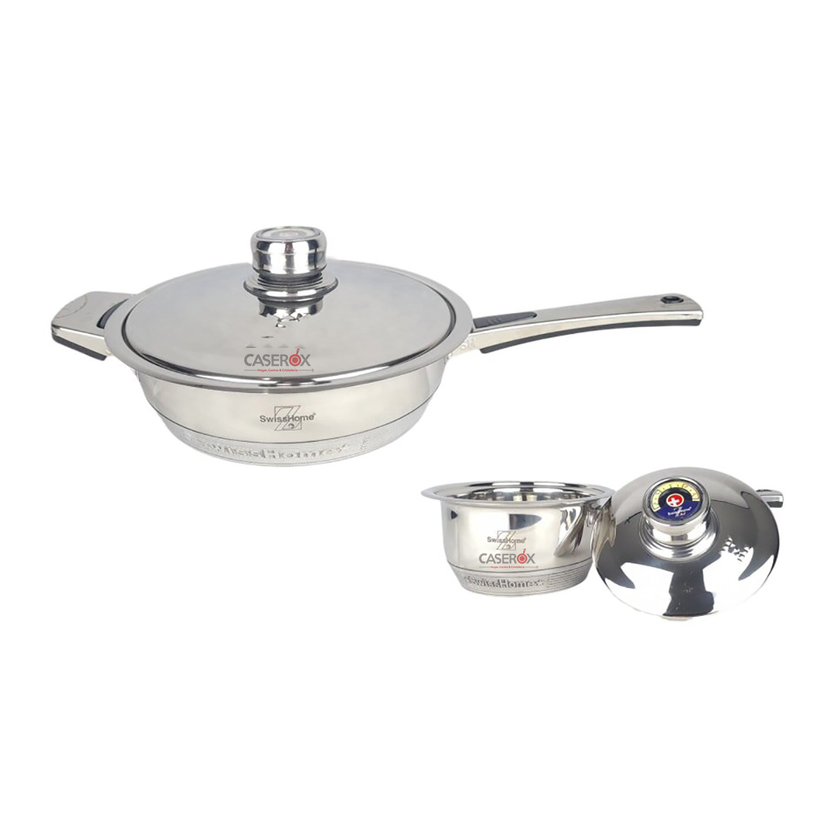 Bateria Acero Inoxidable 18/10 17pzas 9 capas – SWISS HOME - Imagen 3