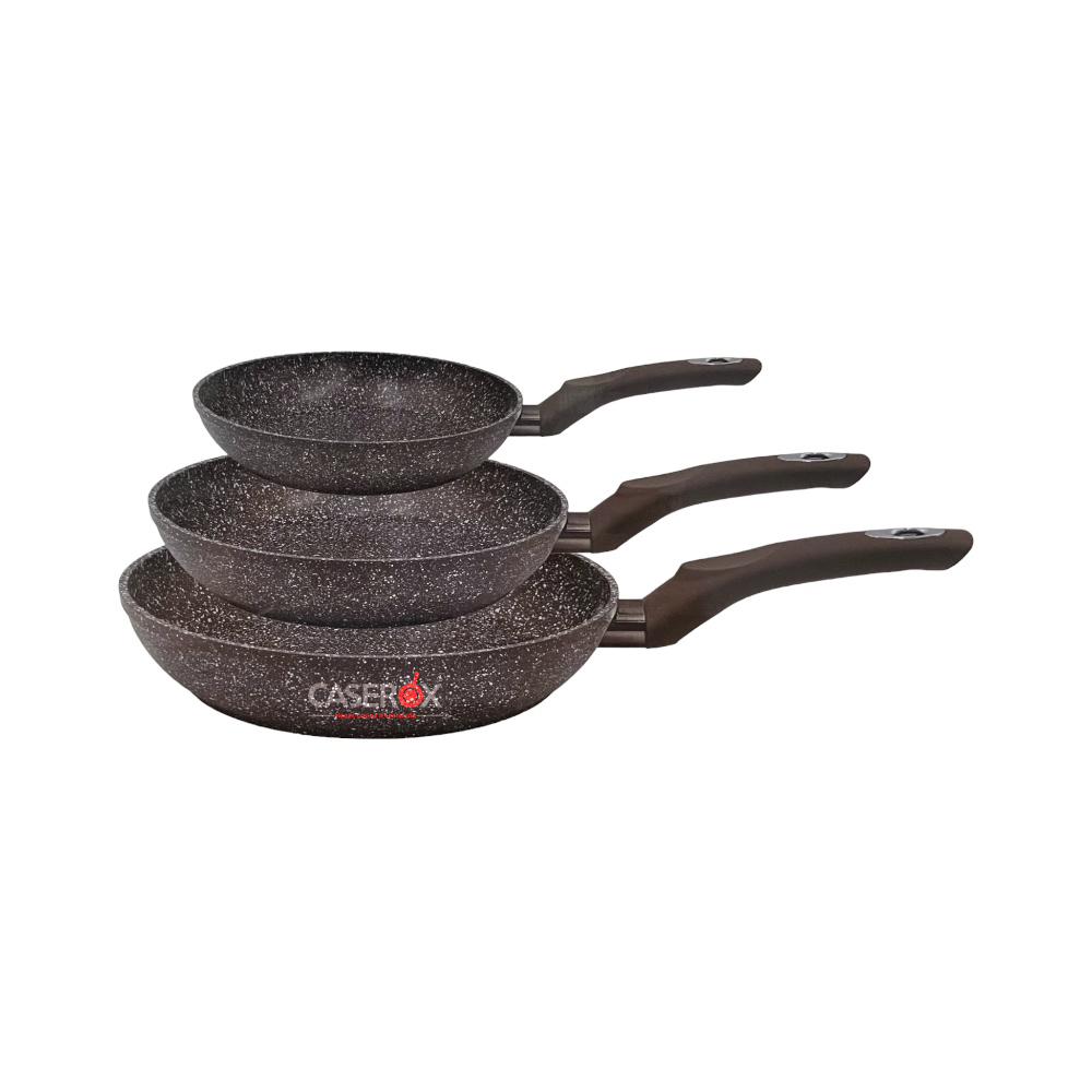 Jgo 3 Sartenes Aluminio 20, 24 y 28 cm – Amercook - Imagen 3